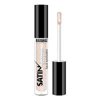 LUXVISAGE Тени для век жидкие SATIN Nude super stay тон 201 Ivory