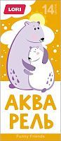 Акварель FUNNY FRIENDS, 14 цветов