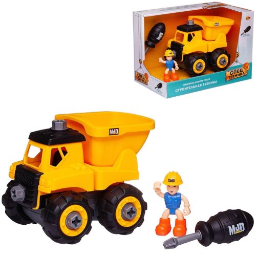 машинка-конструктор abtoys спецтехника собери сам самосвал Машинка-конструктор ABtoys Спецтехника Собери сам Самосвал