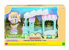 Красочный поезд Плавающее облако