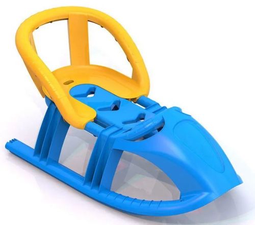 санки-салазки нордпласт "снежинка" со спинкой Санки-Салазки Нордпласт "Снежинка" со спинкой