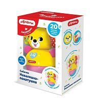Муз. игрушка Собачка Неваляшка-покатушка