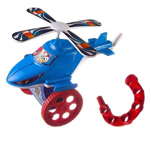 Игрушка для малышей. Каталка Вертолет 11х14,5х10,5 см фото 3