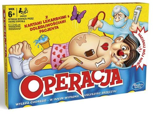 Настольная игра Hasbro Gaming Операция, обновленная