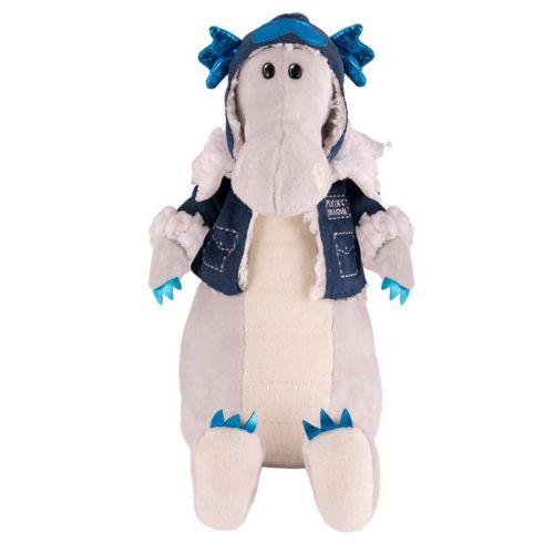 Мягкая игрушка Дракон Эштон Лётчик, 30 см