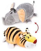Мягкая игрушка Вывернушка 40 см 2в1 Тигр-Слон