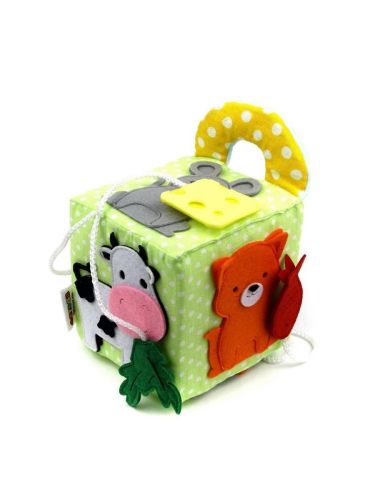 Бизикубик Fetrov Кто что ест Фетр 9*9 см