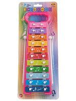 Abtoys Ксилофон 34,5x2x14 розовый