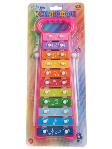 abtoys ксилофон 34,5x2x14 розовый Abtoys Ксилофон 34,5x2x14 розовый