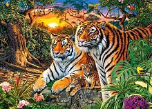 Пазлы 180 Семья тигров