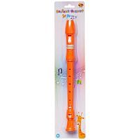 Музыкальный инструмент ABtoys ДоРеМио Весёлый оркестр Флейта оранжевая