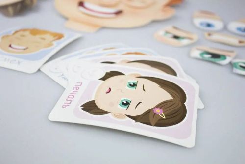 пазл-пластик на липучках эмоции фото 4 Пазл-пластик на липучках Эмоции фото 4