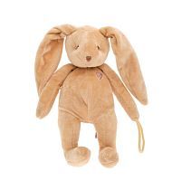 Комфортер DrЁma Зайчик с держателем для пустышки бежевый