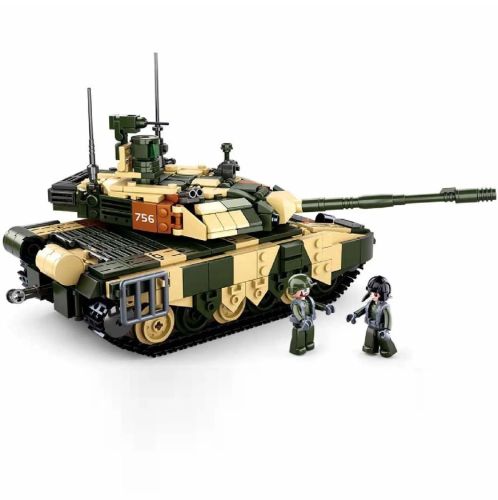 Конструктор Sluban серия Модельки Танк 758 деталей фото 4