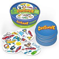 Игра Дублик в круглой коробке Техник 30 карточек