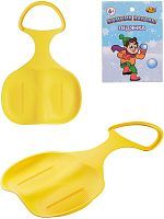 ABtoys Ледянка (ширина сиденья 37 см) желтая