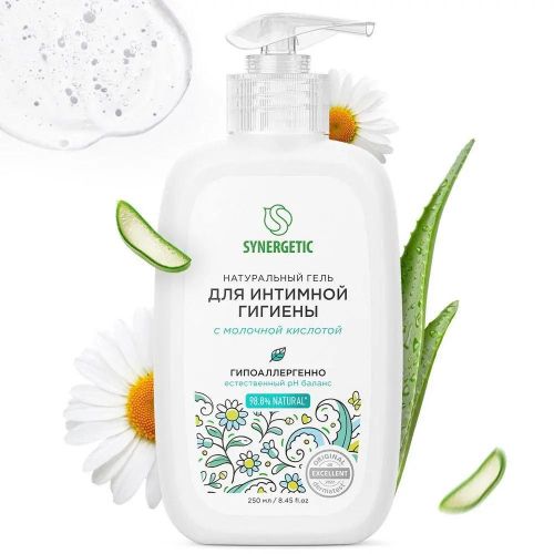 Гель для интимной гигиены SYNERGETIC натуральный 250 мл фото 2