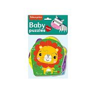Мягкие пазлы Baby puzzle Fisher-Price Лев 4 картинки 13 элементов