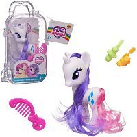 Игровой набор ABtoys Моя лошадка Пони белая в чемоданчике с аксессуарами