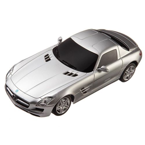 Машина р/у 1:24 Mercedes SLS AMG, цвет серебряный 40MHZ фото 4
