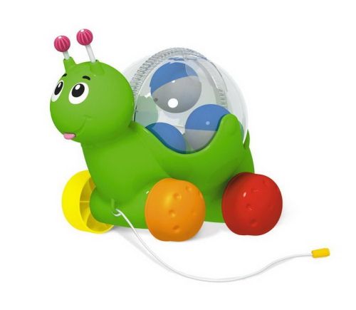 Игрушка-каталка Stellar "Улиточка" на веревочке