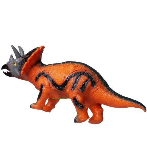 Фигурка Junfa Динозавр Трицератопс, длина 43 см со звуком фото 3