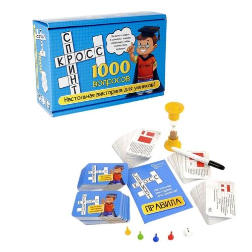 настольная игра нескучные игры кросс спринт фото 2 Настольная игра Нескучные игры Кросс спринт фото 2