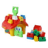 Домик логический "Маленький строитель" (в сеточке) 26,5х26х19,8 см