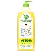 Гель для мытья посуды SYNERGETIC Лимон 1 л