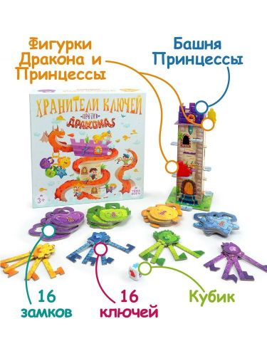 Настольная игра ND Play Хранители ключей против драконов