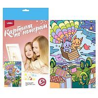 Набор для творчества LORI Картина по номерам ВОЛШЕБНЫЕ ИСТОРИИ Первооткрыватели, для малышей