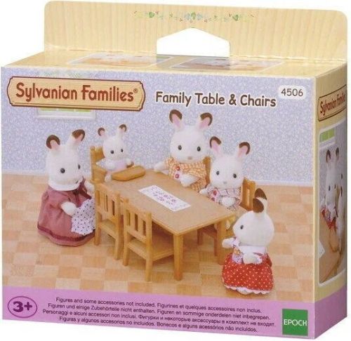 Набор мебели Sylvanian Families Обеденный стол с 5-ю стульями 4506