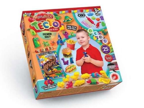 Тесто для лепки MASTER DO, Динозаврики, 25 цветов