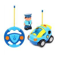 Радиоуправляемая игрушка "Полицейская машина", 2 канала, свет, музыка