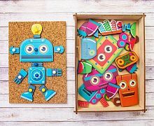 Конструктор Веселые гвоздики Роботы