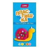 Набор для творчества LORI пластишка тесто для лепки Набор № 22 4цв по 50 г