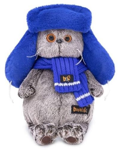 Басик в меховой шапке 19 см