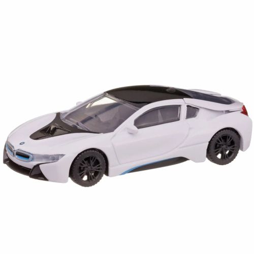 машина металлическая 1:43 bmw i8, цвет белый фото 4 Машина металлическая 1:43 BMW i8, цвет белый фото 4