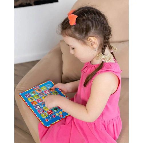 Развивающая игрушка Азбукварик Планшетик Азбука зверят фото 2