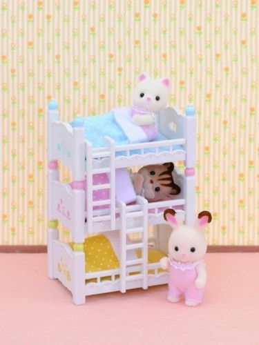 Игровой набор Sylvanian Families Трехъярусная кровать 4448 фото 4