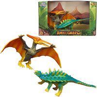 Игровой набор ABtoys Юный натуралист Динозавры: Кентозавр против Птеродактиля