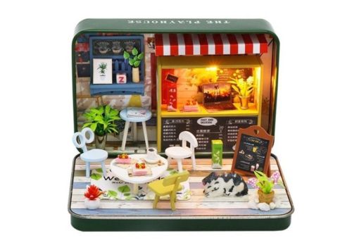 hobby day minihouse румбокс в шкатулке: летнее кафе HOBBY DAY MiniHouse Румбокс в шкатулке: Летнее кафе