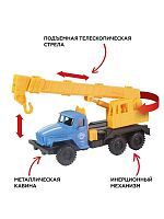 Грузовик 14х4х6 см Подъемный кран pull back Пламенный мотор 870833