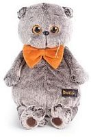 Басик в рыжем бархатном банте 19 см