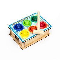 Развивающая игрушка Woodlandtoys Стучалка Краски 15*20
