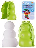 ABtoys Снежколеп Снеговик 3D зеленый 16х12х22 см