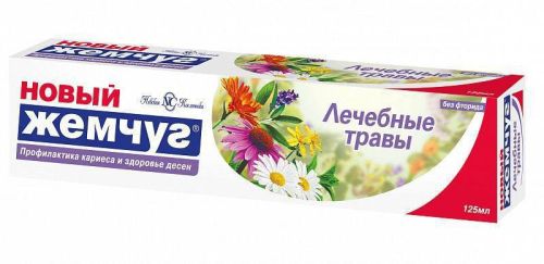Зубная паста Новый жемчуг Лечебные травы 125 мл фото 2