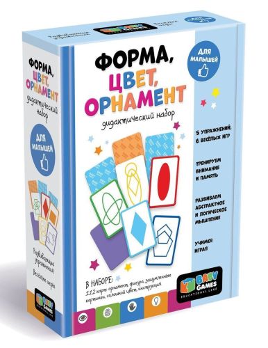 Дидактический набор. Форма, цвет, орнамент