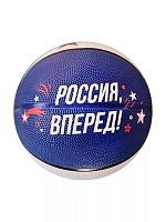 Мяч баскетбольный резиновый Х-Маtch размер 5 Россия вперед! 57103