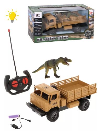 Набор Военный грузовик на пульте управления с динозавром FN565-K